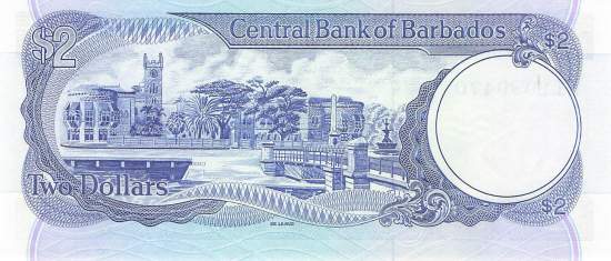 Barbados 2 Dollar p36 1986